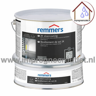 2K Rev&ecirc;tement de sol &ndash; Epoxy R&eacute;sistant &ndash; Gris Argent&eacute; (5 kg)