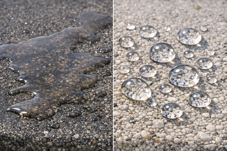 Hydrophobing effect