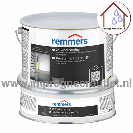 2K Rev&ecirc;tement de sol &ndash; Epoxy R&eacute;sistant &ndash; Gris Pierre (5 kg)