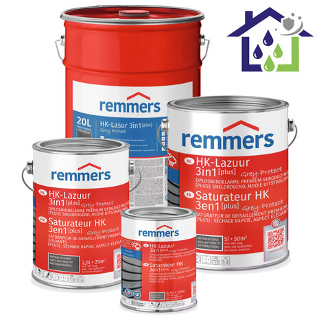 HK Lazuur grey protect graphite grey 2.5L