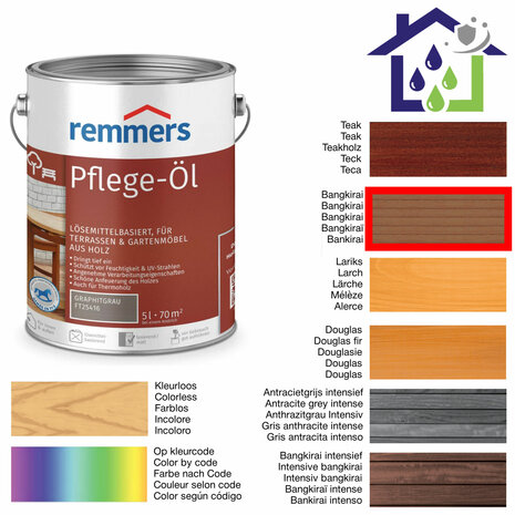 Wood maintenance oil Bangkirai 5 liter