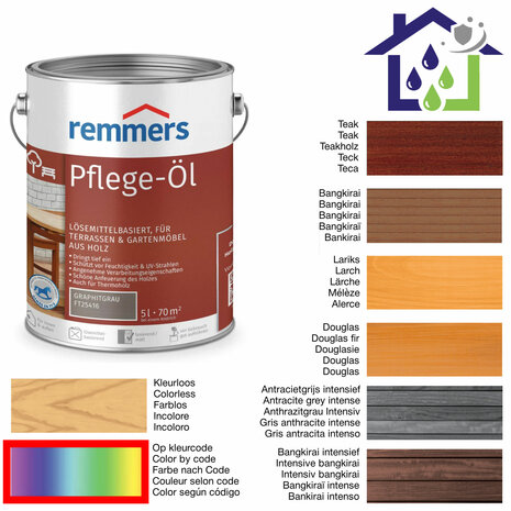 Pflege Oel Remmers 5L Spezielfarben