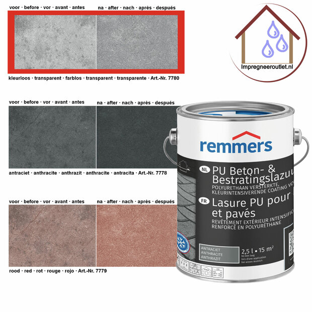 PU pavement glaze transparent