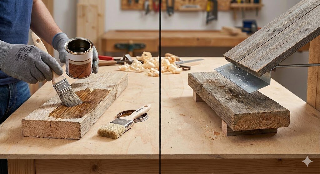 Imprégnation vs. protection constructive du bois