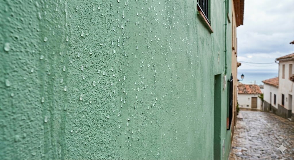 Protéger efficacement les façades enduites et peintes du sud de l’Europe contre l’humidité pénétrante
