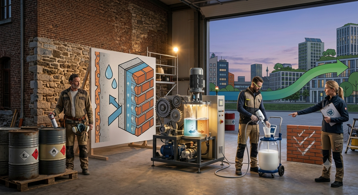 Des produits d’imprégnation solvantés aux produits à base d’eau : l’évolution de la protection des façades au fil du temps